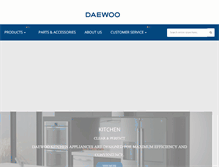 Tablet Screenshot of daewooelecusa.com